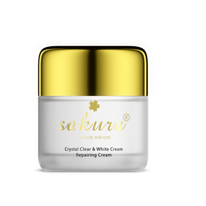 Bộ sản phẩm dưỡng trắng phục hồi làm khỏe da Sakura