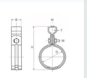 bàn vẽ kỹ thuật đai treo ống