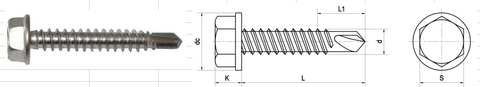 cấu tạo vít bắn tôn inox