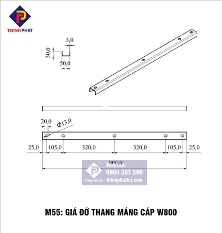 Giá đỡ thang máng cáp