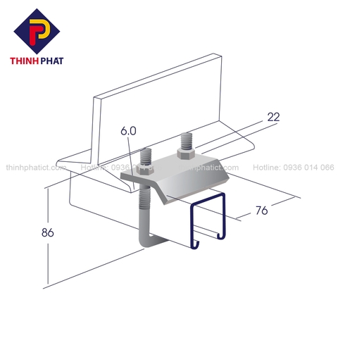 Kẹp Unistrut 06