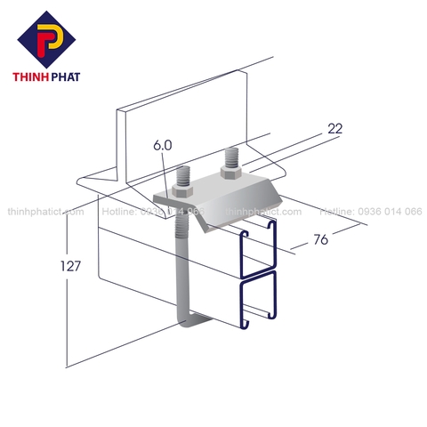 Kẹp Unistrut 07