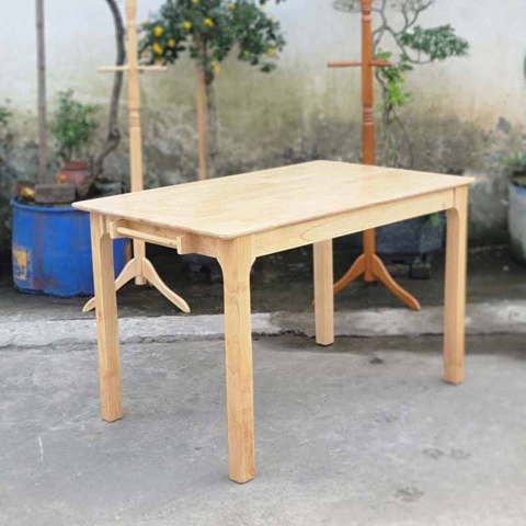 Bàn ăn chân vuông, Rộng từ 80 đến 1m6, chân tháo đơn giản