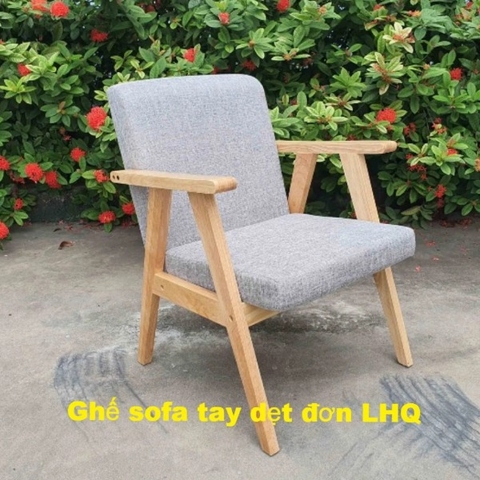 Ghế sofa đơn, Thiết kế tay dẹt, Tháo ráp nhanh, Vận chuyển rẻ