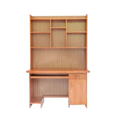 Bàn học sinh có giá sách 1m2, gỗ cao su tự nhiên, tháo ráp tiện lợi, bảo hành