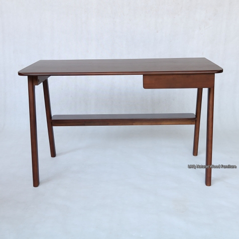 Bàn làm việc chân tròn 1m2, Gỗ tự nhiên, Chân tráo ráp, Giá rẻ