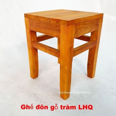 Ghế đôn gỗ tràm, Kết cấu chắc, Giá rẻ, Bán chạy 2024