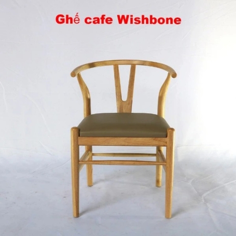 Ghế cafe Wishbone, Thiết kế độc đáo, Ngồi thoải mái, Gỗ tự nhiên