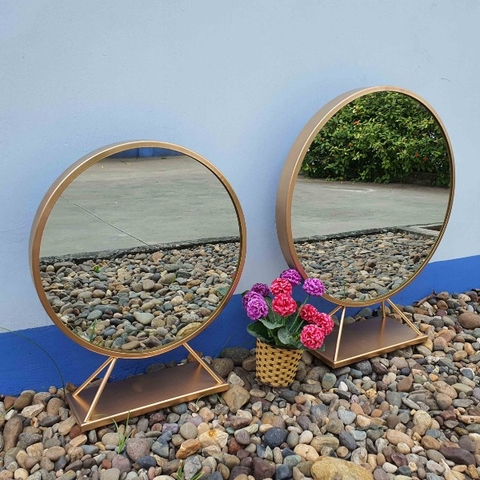 Gương để bàn không đèn, Khung sắt sơn tĩnh điện, Bán chạy 2024