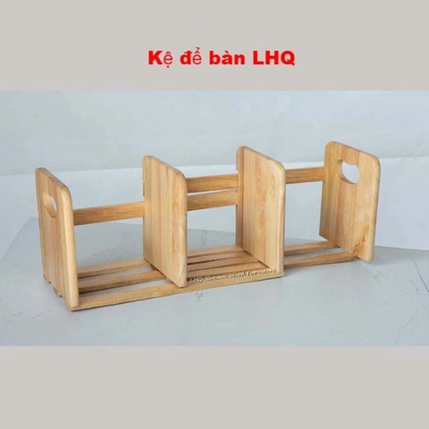 Kệ để bàn, Thiết kế rút gọn, Gỗ cao su, Tiện dụng
