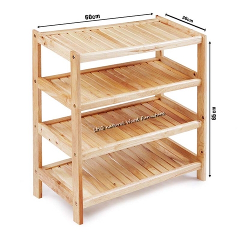 Kệ để giày dép, cao 4 tầng rộng 62cm, hoàn thiện kỹ, bảo hành mọt