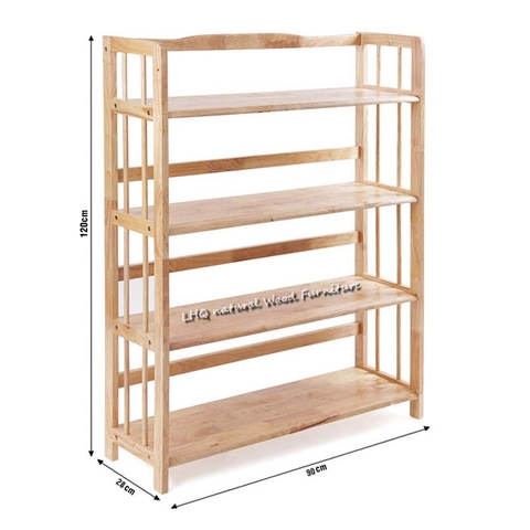 Kệ sách 4 Tầng 90cm, Hoàn thiện kỹ, Bảo hành mọt, Giá rẻ