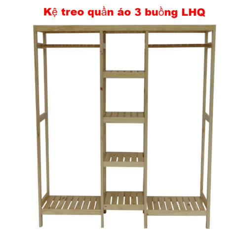 Kệ treo quần áo 3 buồng, Tháo ráp tiện lợi, Vận chuyển rẻ