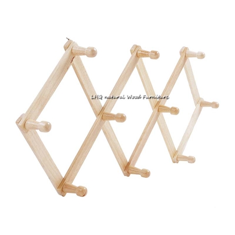 Móc treo quần áo 4, có 10 núm treo, xếp gọn dễ dàng, bán chạy