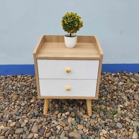 Tab Đầu Giường, Có 2 Ngăn Kéo, Gỗ MDF, Bán chạy 2024