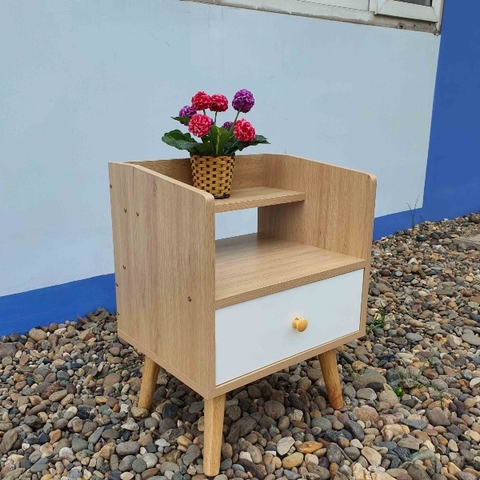 Tab Đầu Giường, Gỗ MDF, Có Hộc và ngăn kéo, Giá rẻ