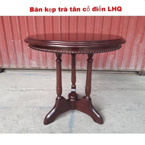 Bàn kẹp trà, Thiết kế tân cổ điển, Gỗ tự nhiên, Tháo ráp nhanh