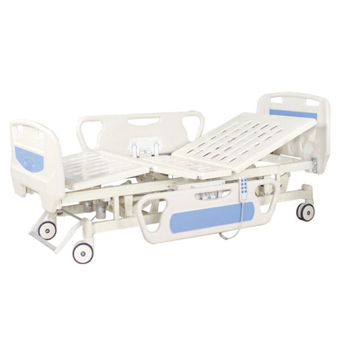 GIƯỜNG Y TẾ ĐIỆN  ABS CÓ THANH CHẮN BÊN- C01-3