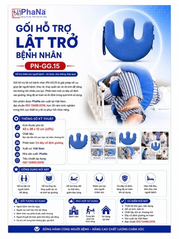 PN-GG.15 - GỐI HỖ TRỢ LẬT TRỞ BỆNH NHÂN