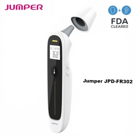 Nhiệt kế điện tử hồng ngoại đo trán và tai Jumper JPD-FR302