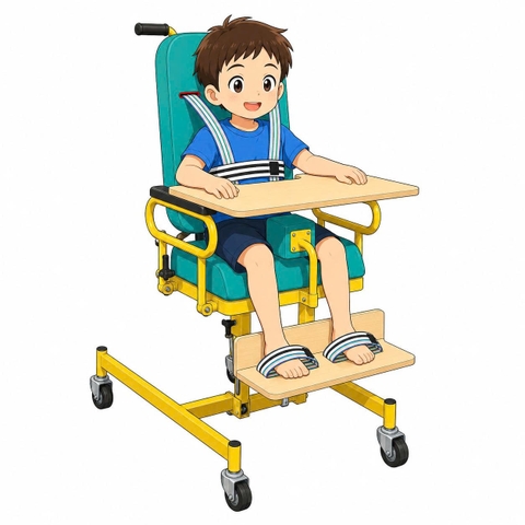 PN49M1 - Ghế ngồi trẻ khuyết tật tam giác ngã nằm