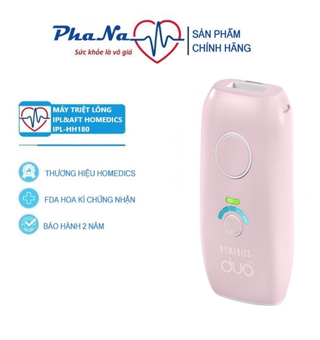 Máy triệt lông cá nhân công nghệ kép IPL&AFT HoMedics DUO LITE IPL-HH180