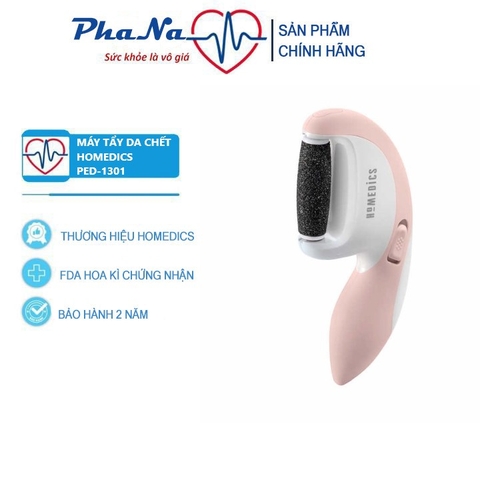 Máy tẩy da chết gót chân siêu mài mòn pin sạc HoMedics PED-1301