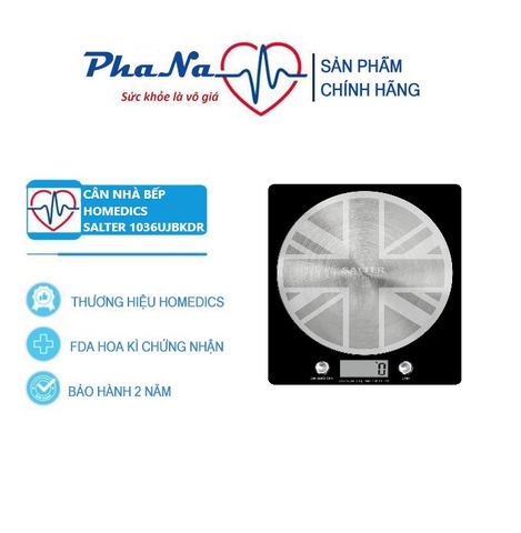 Cân nhà bếp điện tử Salter 1036UJBKDR – Phiên bản đặc biệt kỉ niệm 260 năm