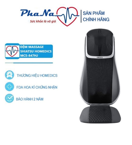 Đệm massage Shiatsu 3D TruTouch HoMedics MCS-847HJ