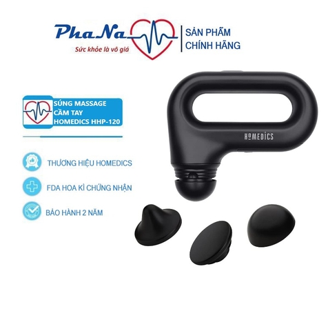 Súng massage cầm tay Homedics HHP-120