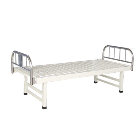 GIƯỜNG Y TÉ PHẲNG VỚI ĐẦU VÀ CHÂN GIƯỜNG BẰNG THÉP KHÔNG GỈ- ZK04