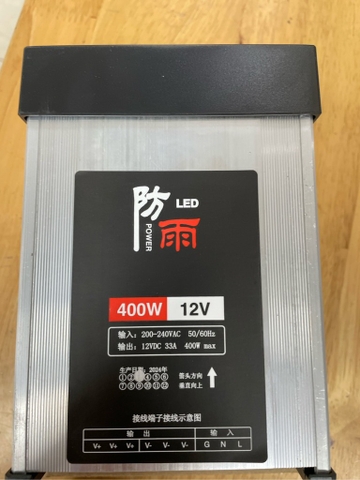 Nguồn nháy led SHX+POWER 12V/400W (h/a)