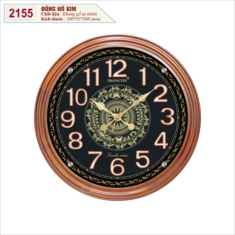Đồng hồ Trọng Tín 2155 tròn nhỏ trống đồng
