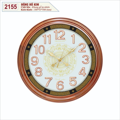 Đồng hồ Trọng Tín 2155 tròn nhỏ trống đồng