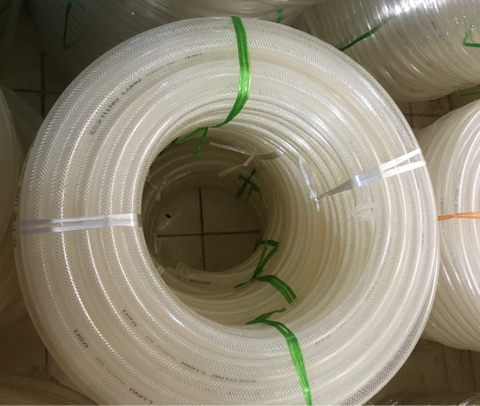 Vòi nước Rắn hinh lung #25/11kg (vòi trắng dây xanh+trắng)