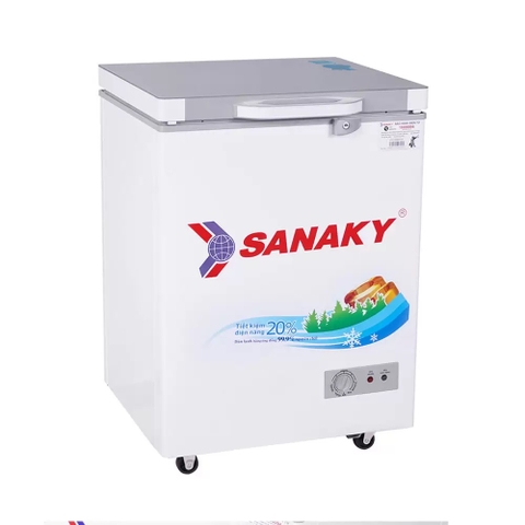 Tủ đông Sanaky 1599HYK, mặt kính, 100L, 1 ngăn