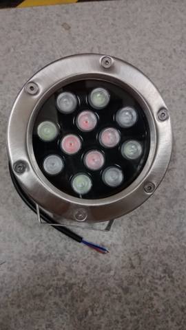 đèn âm nước 12W/24V RGB đổi màu h/a