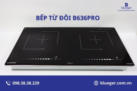 Bếp từ đôi Blueger B636Pro , Madein malaysia,  2200Wx2200W