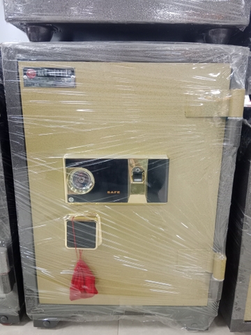 Két bạc việt tiệp KV-68 khoá vân tay, vuông cao cấp, bản lề ngoài