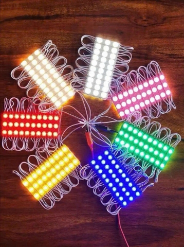 Nháy led dây hắt dán 12VV (as vàng chanh) dây đồng  (1dây =60 mắt) (h/a)