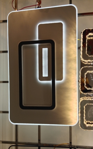 đèn ốp trần led A380 chữ nhật (h/a)