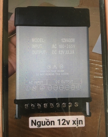 Nguồn nháy led SHX+POWER 12V/400W (h/a)