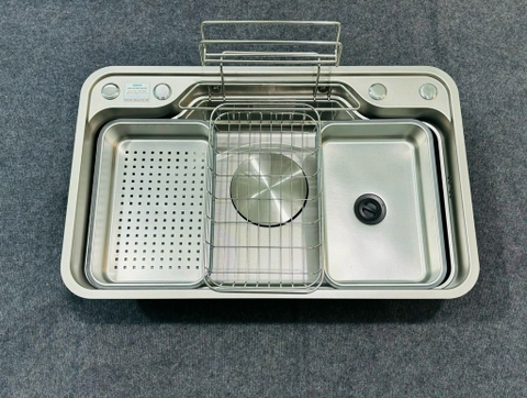 Chậu rửa bát Gento GT04-7848 smart inox chống xước