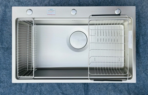 Chậu rửa bát Gento GT04-7848 new inox chống xước