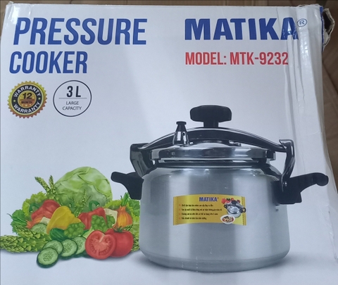 Nồi áp suất ga Matika MTK9232 3L (1T=6c)