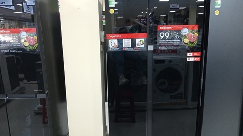 tủ lạnh toshiba RSWI-PGV (22)-XK-RS780WI/596L gương kính