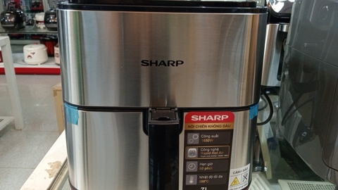 Nồi chiên không dầu SHARP KF-AF70EV-ST 7.0L