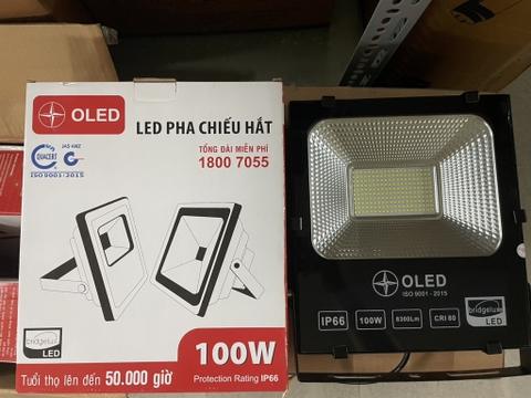 Pha đèn led OLED nhiều mắt 100WO S/vàng (1T=5c)