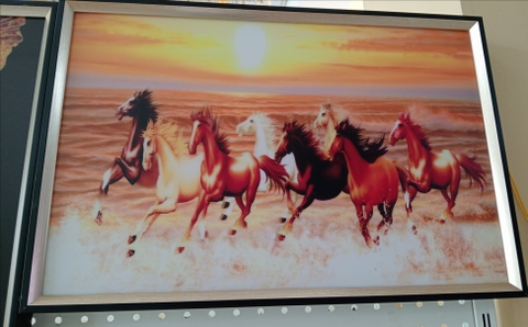 đèn tranh led cảnh ngựa W7121 (h/a)