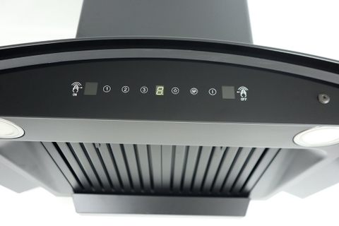 Quạt hút mùi Blueger B-386P , Kính cong, cảm ứng vẫy tay,motor 260W